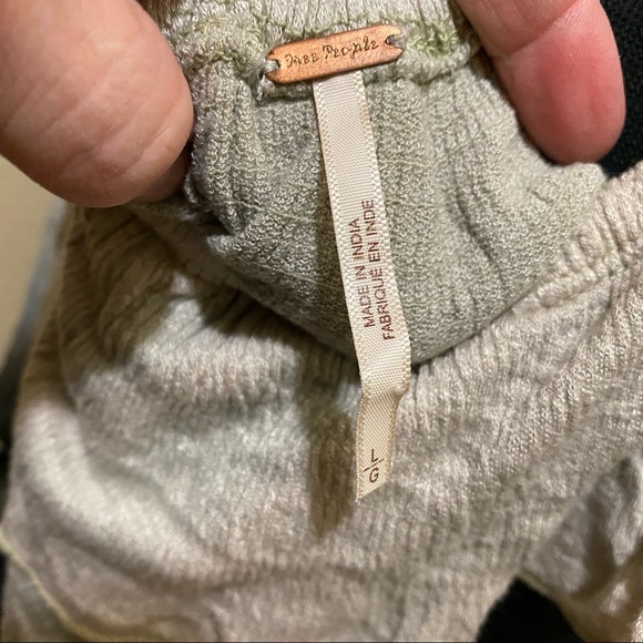 Free People ombre off the shoulder top sz L - Picture 3 of 5